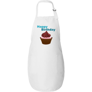 birthday cupcake apron